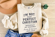 Im Not That Perfect Christian PNG,, an Illustration by SharpMarketplace (Thumbnail 9 of 9)