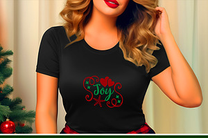 Christmas Typography SVG Bundle