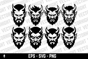 Monster head vector, a Person Illustration by Vectorhight
