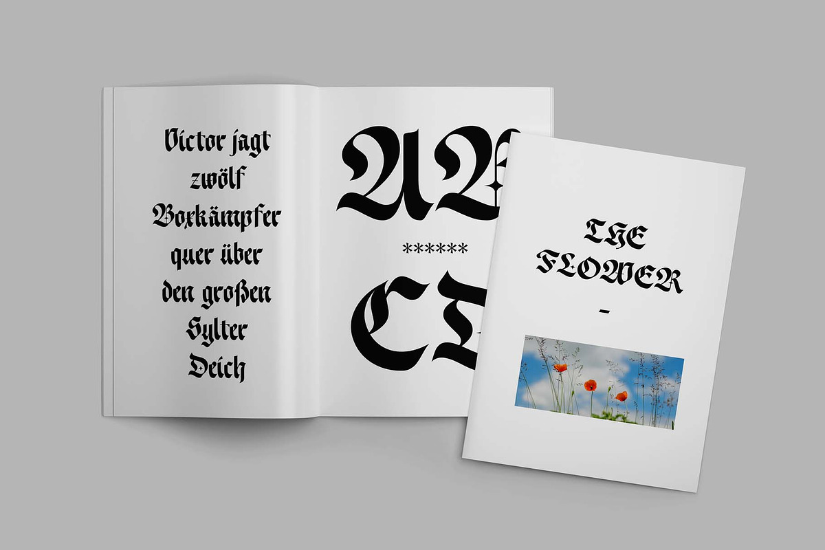 ED Morrigan Typeface, a Blackletter Font by Emyself Design (Photo 6 of 11)
