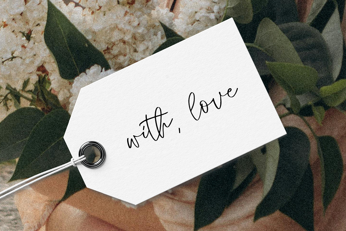 Auguste&Ophelia font, a Handwritten Font by BilberryCreates (Photo 12 of 12)