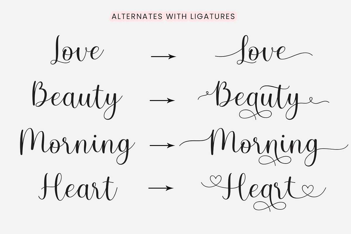 Rosalie, a Script Font by Flawless And Co (Photo 2 of 10)