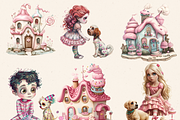CANDYLAND QUIRKY FRIENDS CLIPART, a Person Illustration by Daring Digies (Thumbnail 3 of 8)