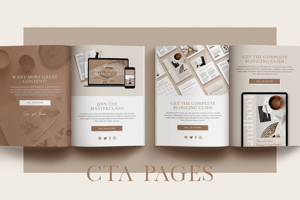 4 in 1 Course Creator Bundle CANVA, a Presentation Template by Studio Loire (Photo 37 of 73)