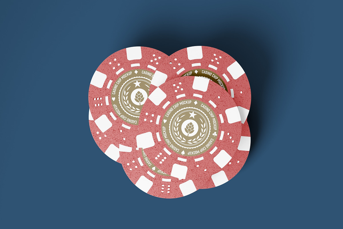 Set Casino Tokens Mockup, a Product Mockup by OneVectorStock (Photo 10 of 13)
