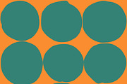 Retro Orange Slices Bundle, a Wallpaper Graphic by Mintpoptrend (Thumbnail 3 of 7)