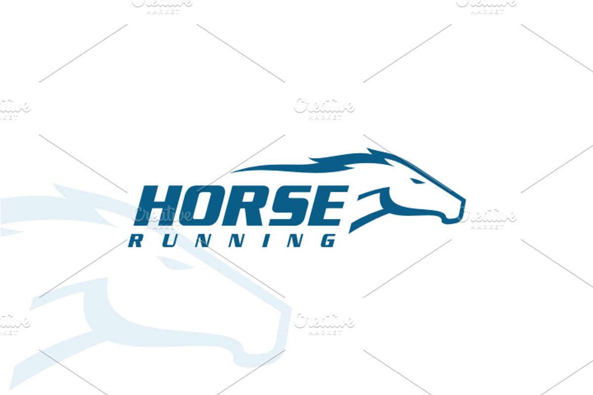 Horse Running Logo, a Branding & Logo Template by yopie (Photo 1 of 3)