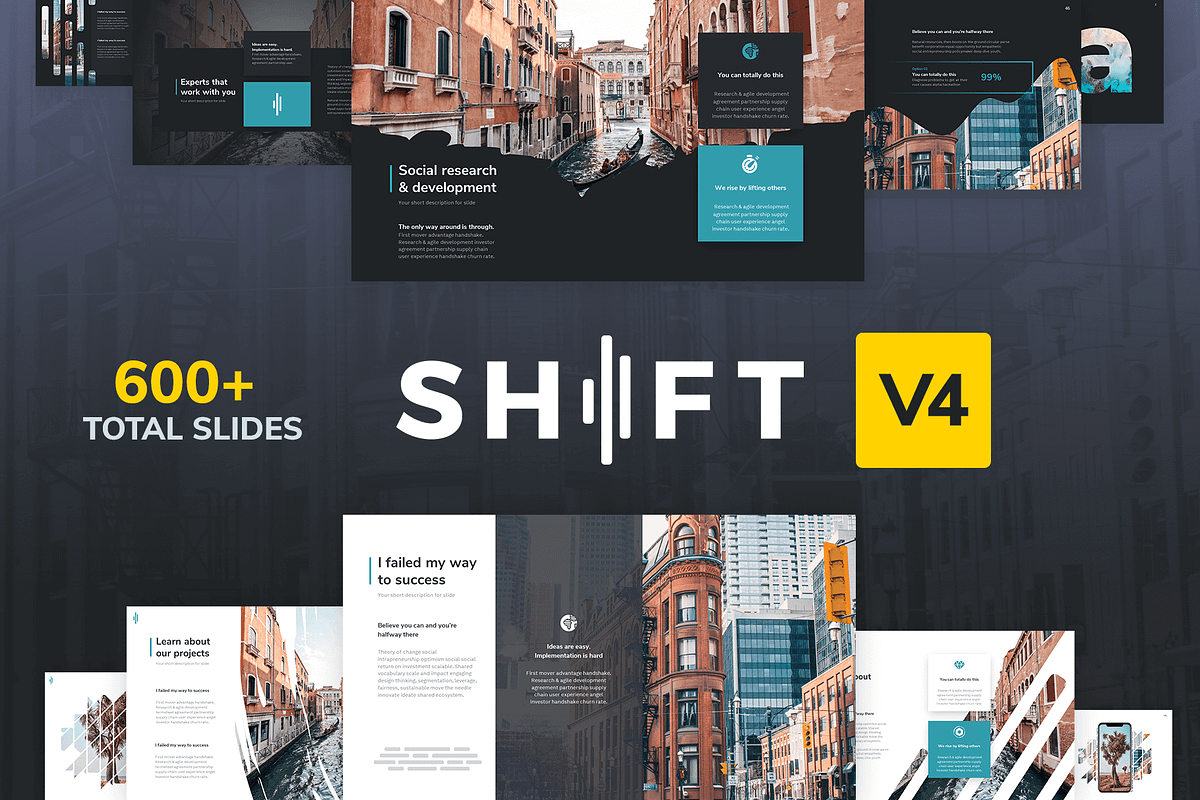 Colossal PowerPoint Templates Bundle, a Presentation Template by Reshapely (Photo 2 of 17)