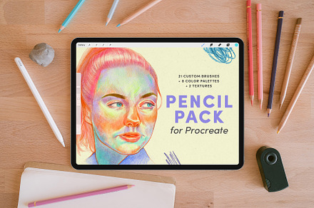 Pencil Pack – Procreate Brushes, a Brush Add-On by Sadie Lew