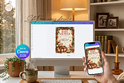 Christmas Baby Shower Bundle Canva, a Marketing Template by KennedyStudio (Thumbnail 22 of 22)
