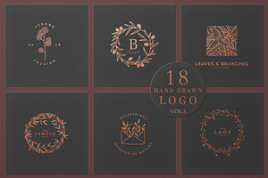 300 Premade Logos Bundle