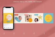 Influencer Instagram Pack | PS CANVA, a Social Media Template by Visuel Colonie® (Thumbnail 6 of 16)