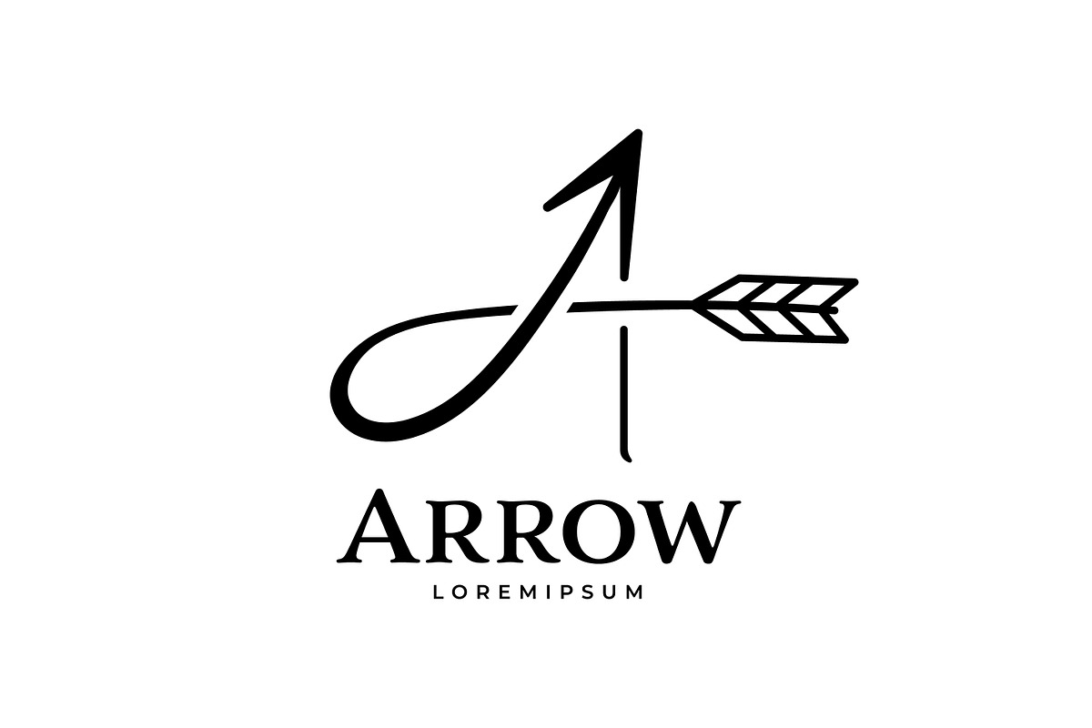 Letter A combined with an arrow, a Branding & Logo Template by Saba Vector (Photo 1 of 3)