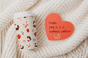 Cocoa & Brownie Seamless Pattern, a Pattern Graphic by Little Creative Scribbles (Thumbnail 5 of 6)