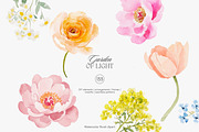 watercolor spring blossoms huge set, a Decorative Illustration by Patishop Art (Thumbnail 5 of 20)
