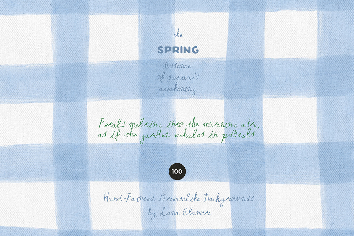 Hand-Painted Spring Backgrounds, a Background Graphic by Lana Elanor (Photo 2 of 15)