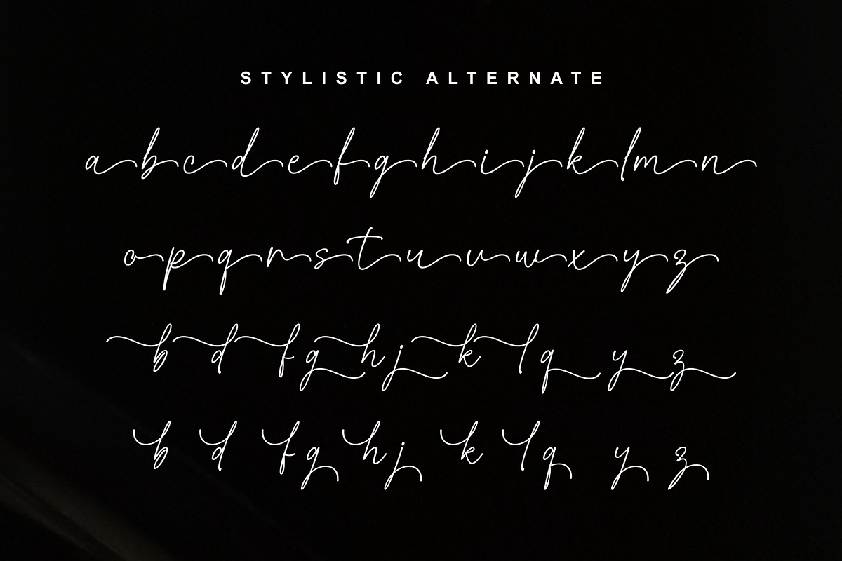 Bellagieta - Signature Font, a Script Font by Imiftype Studio (Photo 9 of 10)