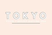 Tokyo | A Designer Font Duo, a Sans Serif Font by Jen Wagner Co (Thumbnail 9 of 9)