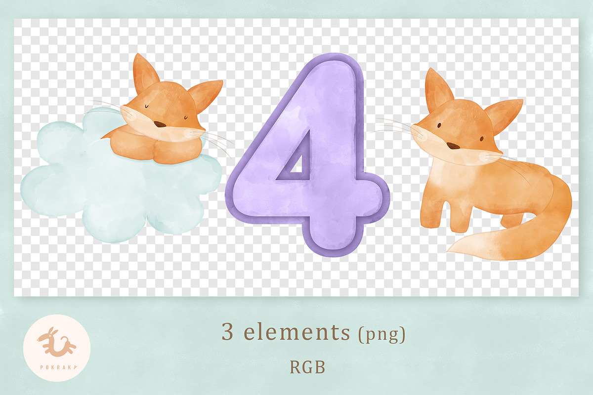 Pokraky_Dreamy Baby Fox, an Illustration by Pokraky (Photo 5 of 5)