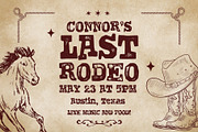 Dodgy Distort - Wild West Typeface, a Slab Serif Font by HipFonts (Thumbnail 6 of 9)