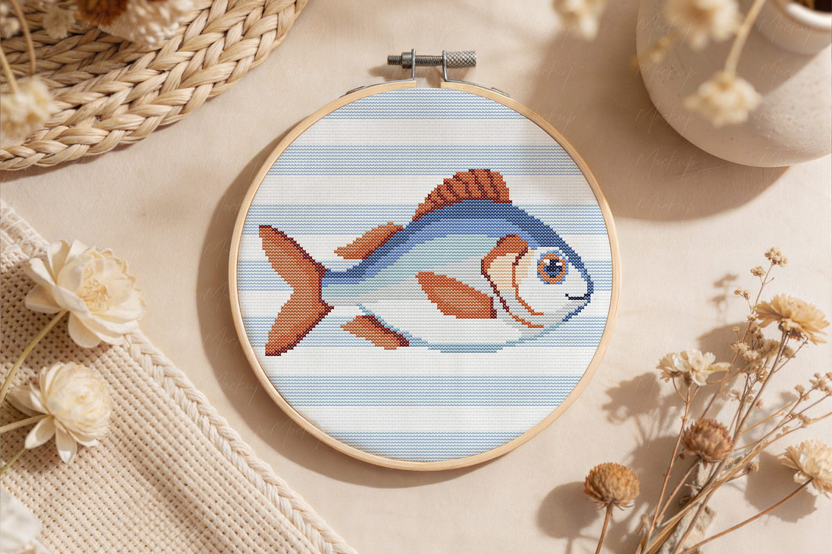 Modern Embroidery Hoop Mockup, a Product Mockup by TatiMockup (Photo 3 of 4)