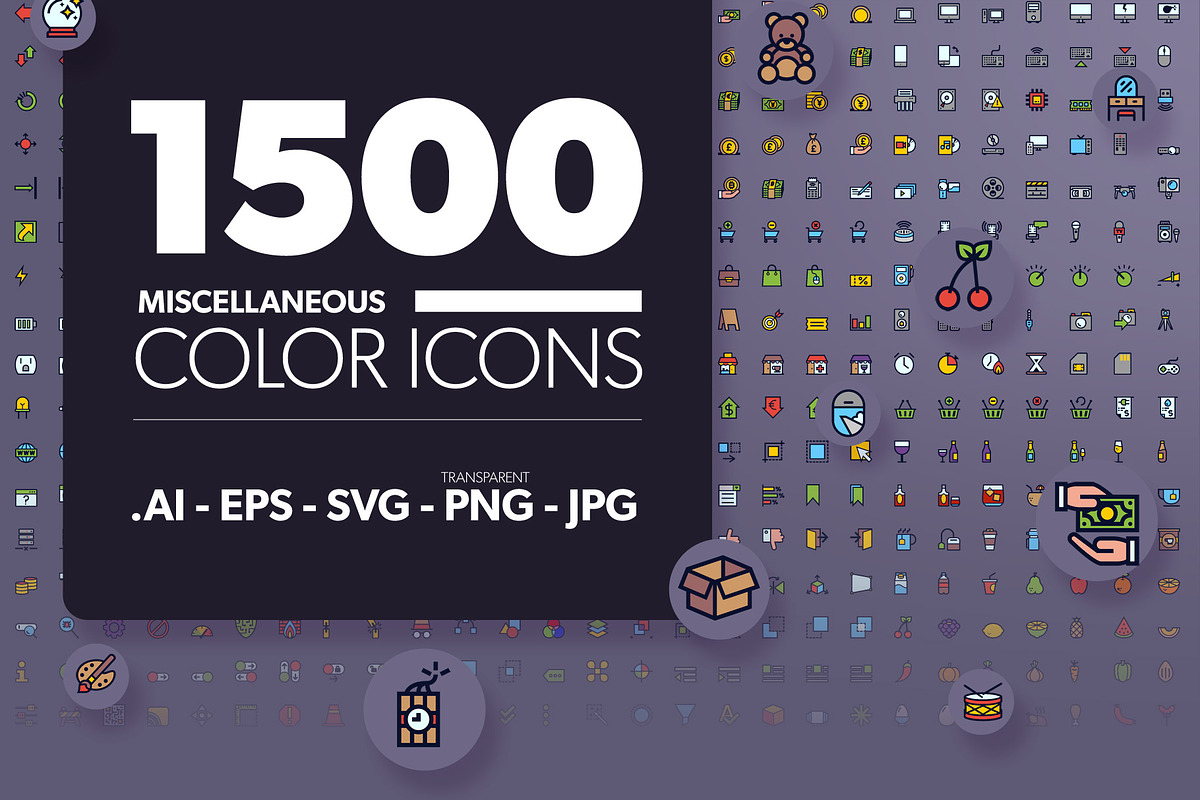 1500 Miscellaneous Color Icons, an Icon by doghead (Photo 1 of 11)