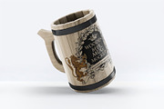 Wooden Beer Mug Mock-Up, a Product Mockup by DesignRushMarket (Thumbnail 9 of 9)