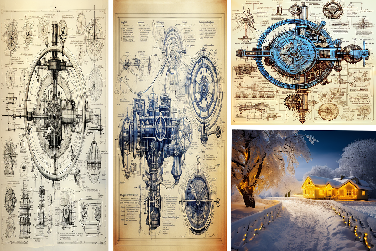Technical Drawing Blueprint, a Background Graphic by Printable Treasure (Photo 2 of 3)