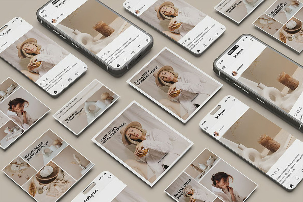 Social Media Post Mockup, an Advertising Mockup by zpackcreative (Photo 5 of 6)