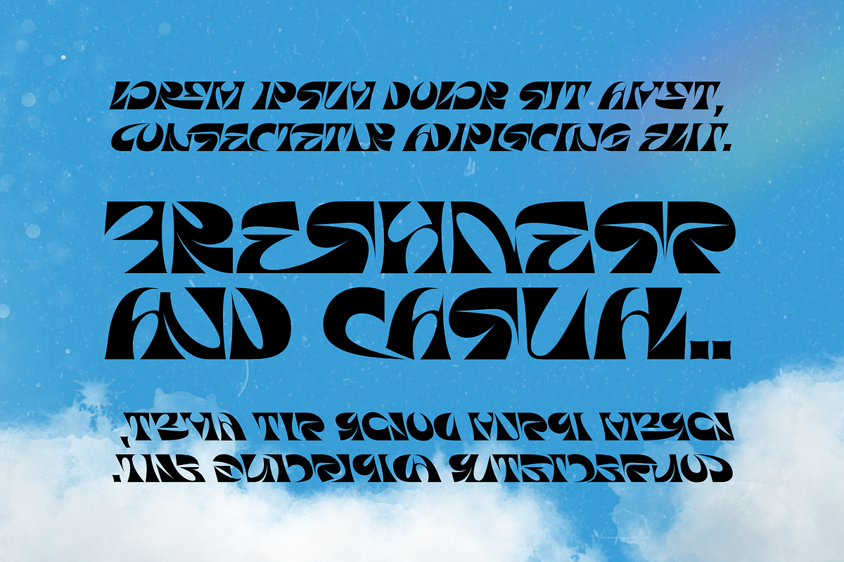 Impact Heroes Font preview 3