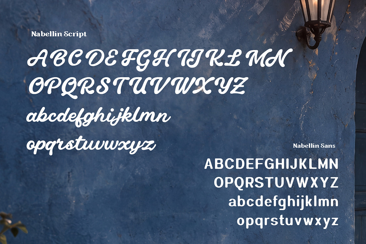 Nabellin – Playful Vintage Font Duo, a Handwritten Font by Nollev (Photo 13 of 13)
