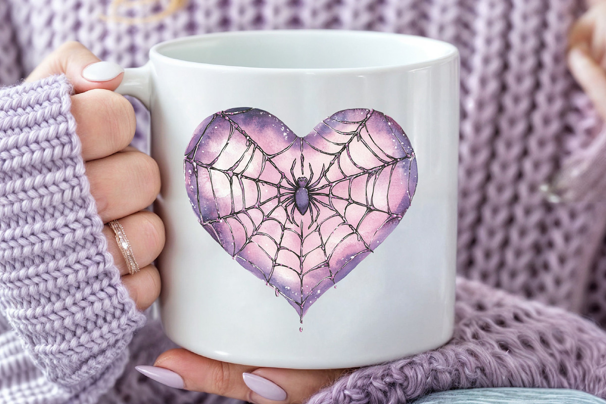 Pastel Gothic Halloween Clipart, an Illustration by CraftArtStudio (Photo 5 of 6)