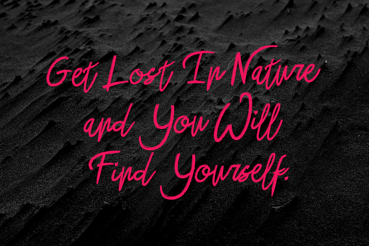 Buchero Brush Script Font, a Script Font by Dawnside Graphic (Photo 7 of 13)