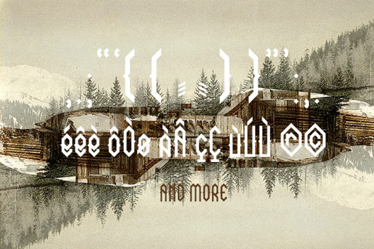 NORTH 06 - font preview 3