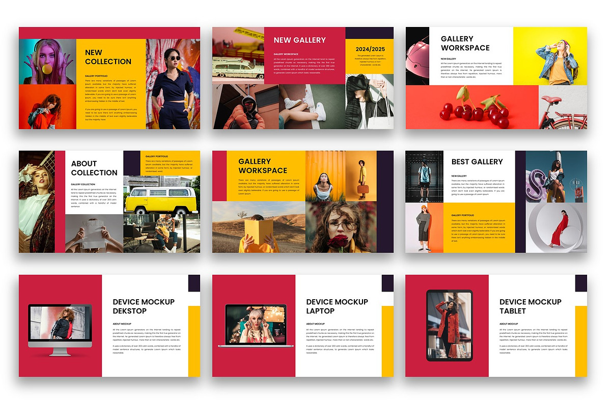 Trevisan – Fashion Google Slide, a Presentation Template by kreatifreya (Photo 3 of 5)