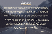 Landre, a Script Font by Larin Type Co. (Thumbnail 10 of 10)