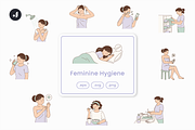 Feminine Hygiene Illustration, an Object Graphic by Jump Studio (Thumbnail 1 of 12)