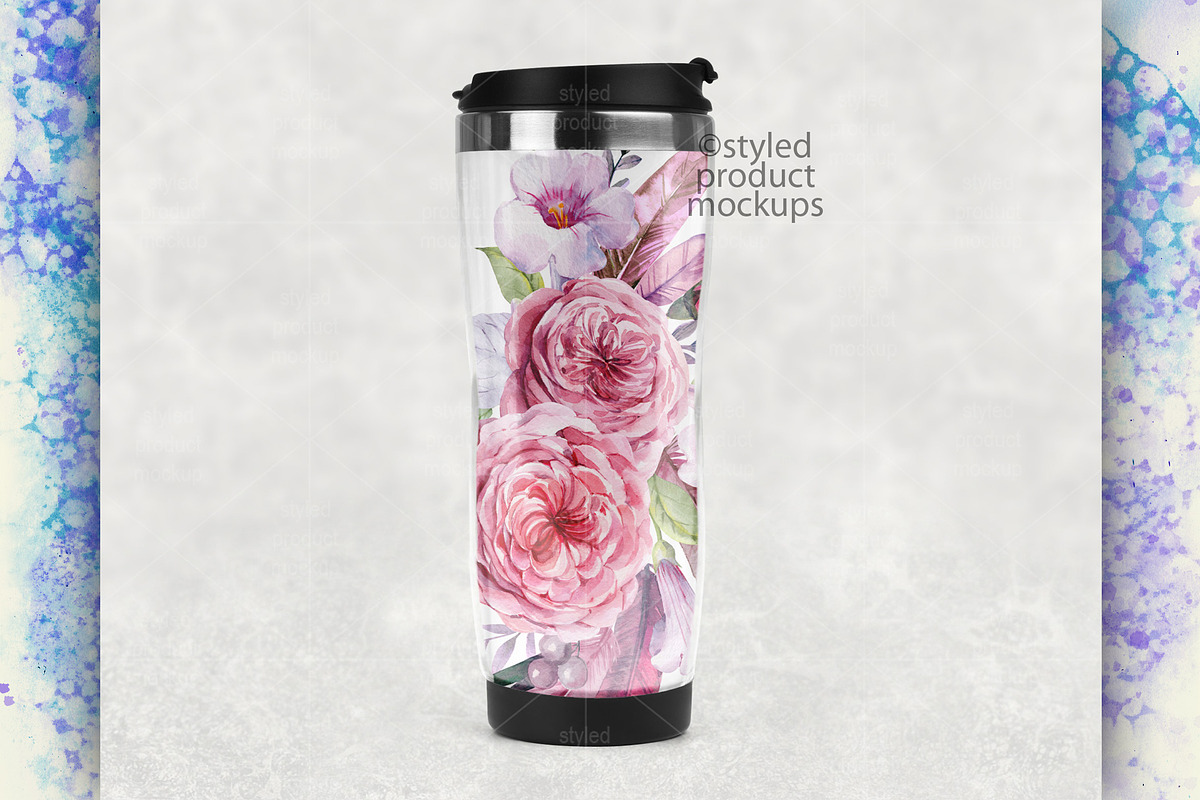 SubliFlex Water Bottle Mockup, a Product Mockup by StyledProductMockups (Photo 4 of 4)