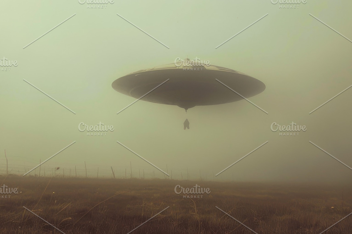 97 UFO objects flying in the sky, a Transportation Photo by Handmadefont (Photo 87 of 101)