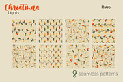 Christmas Lights Borders & Patterns, a Seasonal Illustration by moja doodle (Thumbnail 7 of 10)