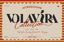 Volavira Font Collection - Font Trio