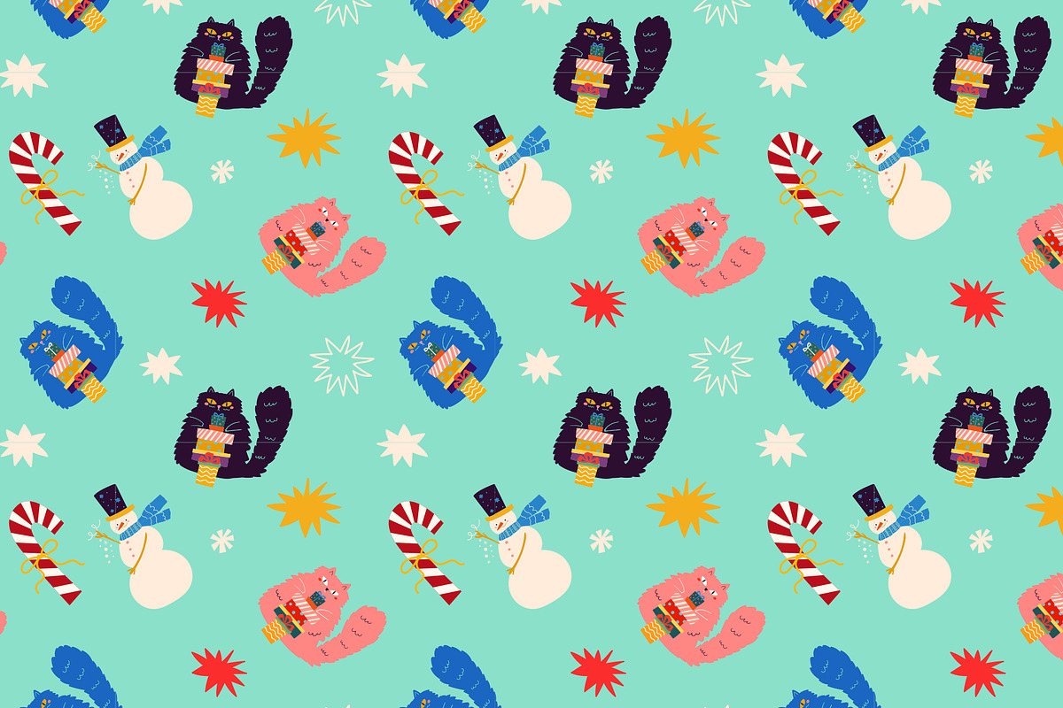 Cute Christmas collection, a Seasonal Illustration by MoleskoStudio (Photo 22 of 30)