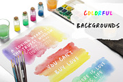 Gradient watercolor background set, a Texture Graphic by Alena Solonshchikova (Thumbnail 4 of 11)