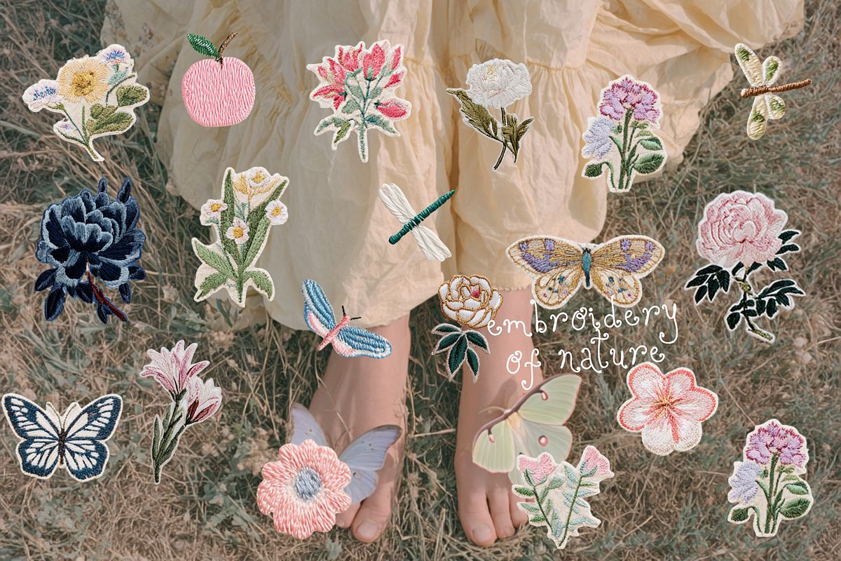Embroidery & Diamond Patch, an Object Graphic by Kristina&Co (Photo 5 of 11)