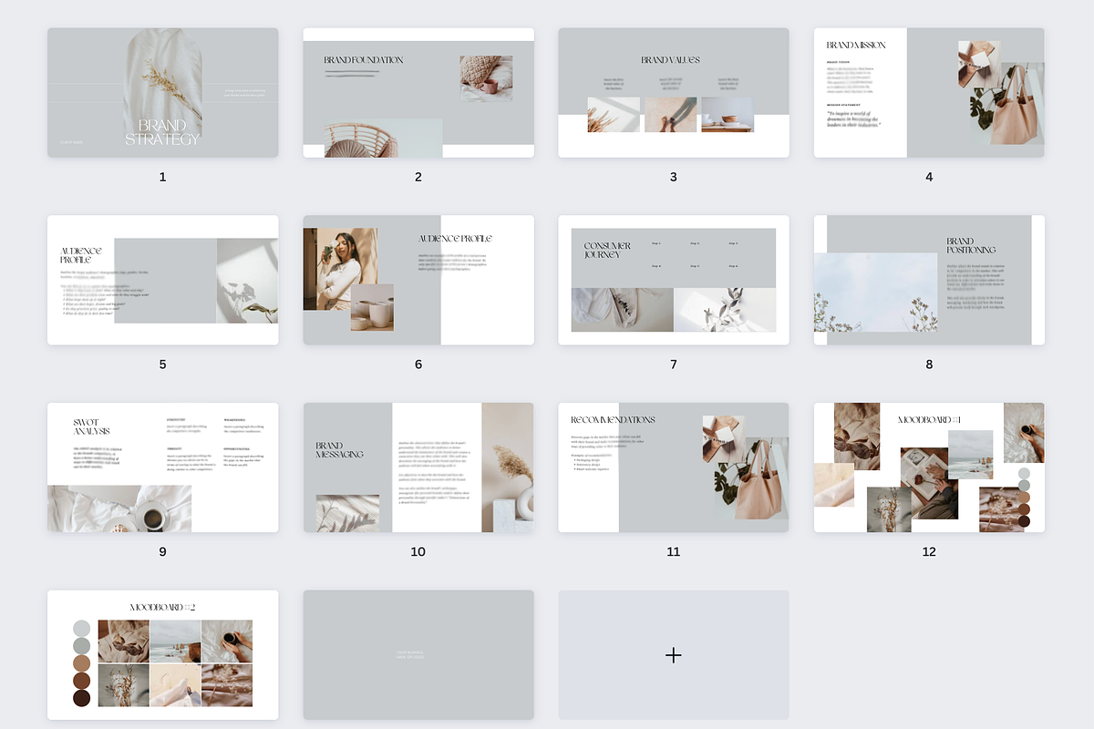 Brand Strategy Template | Canva, a Presentation Template by Starline Creative (Photo 6 of 6)
