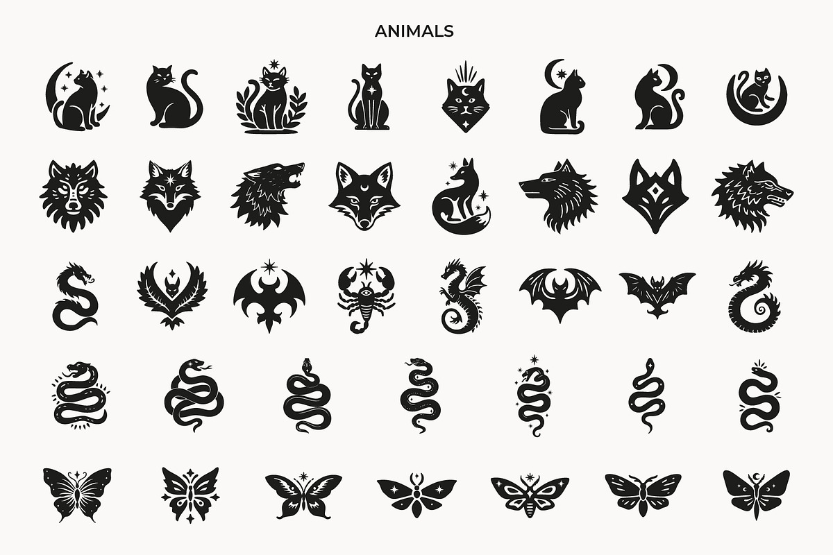 Mystical symbol illustration set, an Object Graphic by NatalieArtShop (Photo 5 of 17)