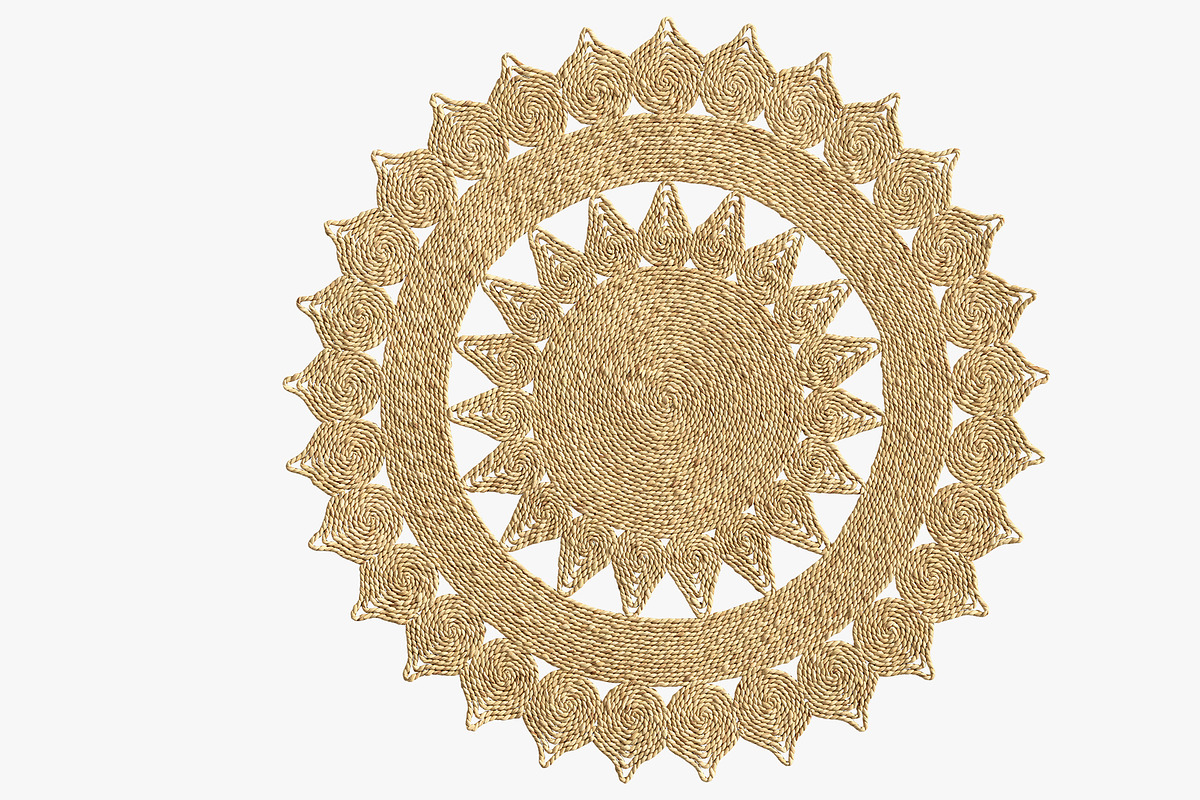 SAFAVIEH Iwan Casual Jute Rug S size, a Furniture 3D Model by 3dmitruk (Photo 6 of 12)