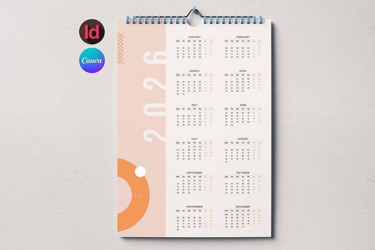 Canva Calendar 2026