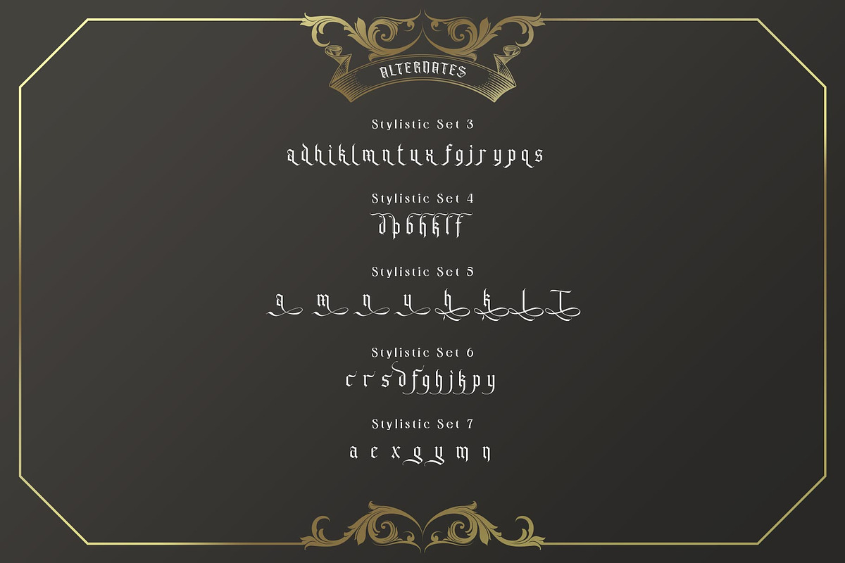 Belligoes Blackletter Font, a Blackletter Font by alit design (Photo 7 of 15)