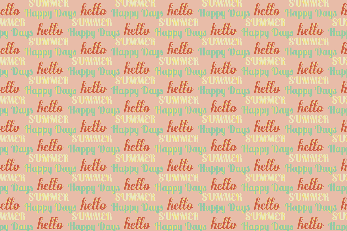 Retro summer papers, a Pattern Graphic by Poppymoondesign (Photo 5 of 5)